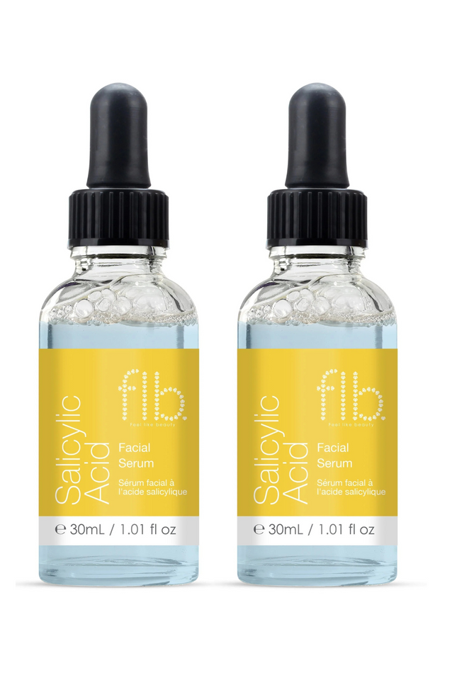 skinChemists US - Feel Like Beauty Salicylic Acid Facial Serum 30ml Twin Value Savings Pack