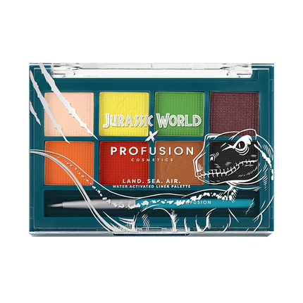 Profusion Cosmetics - Jurassic World | Land.Sea.Air Water Activated Liner Palette