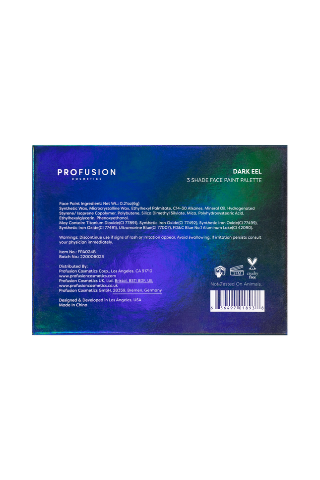 Profusion Cosmetics - Sea Witch Face Paint - Dark Eel