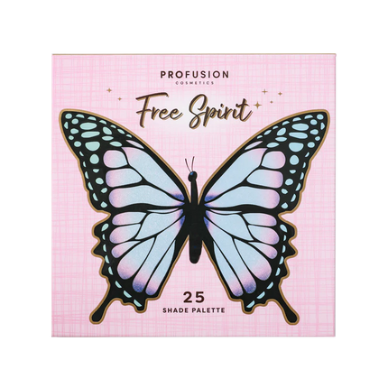 Profusion Cosmetics - Empowered Butterfly | Free Spirit 25-Shade Palette