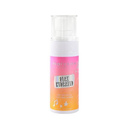 Profusion Cosmetics - It's a Vibe | Stay Hydrated SPF 40 PA+++ Setting Spray