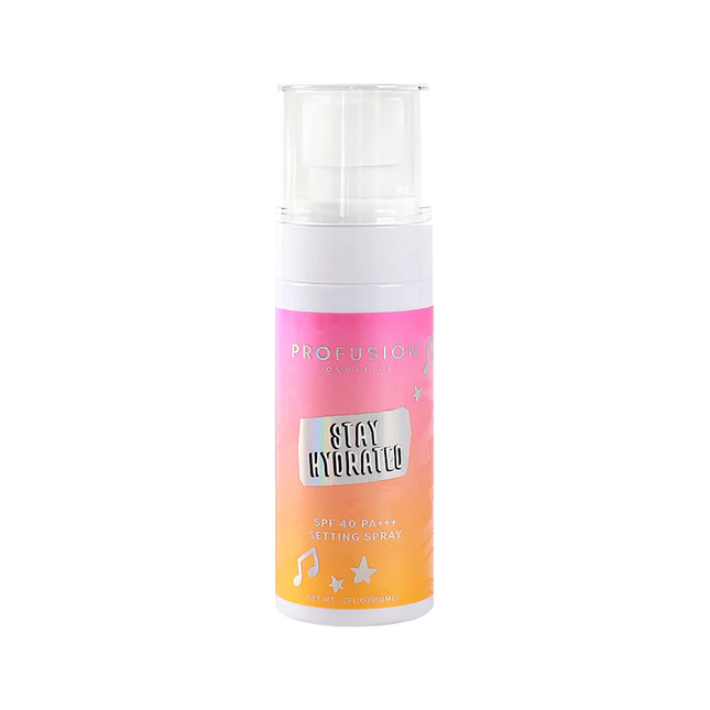 Profusion Cosmetics - It's a Vibe | Stay Hydrated SPF 40 PA+++ Setting Spray