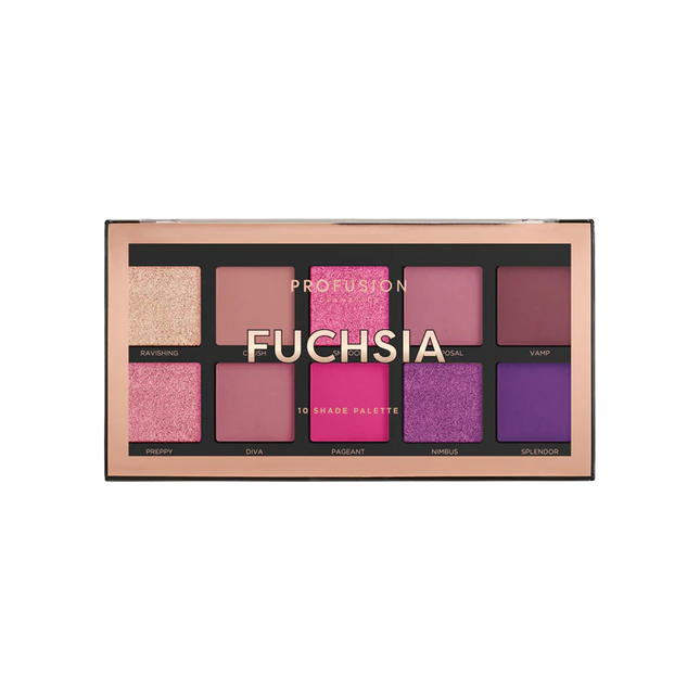 Profusion Cosmetics - Fuchsia 10 shade palette