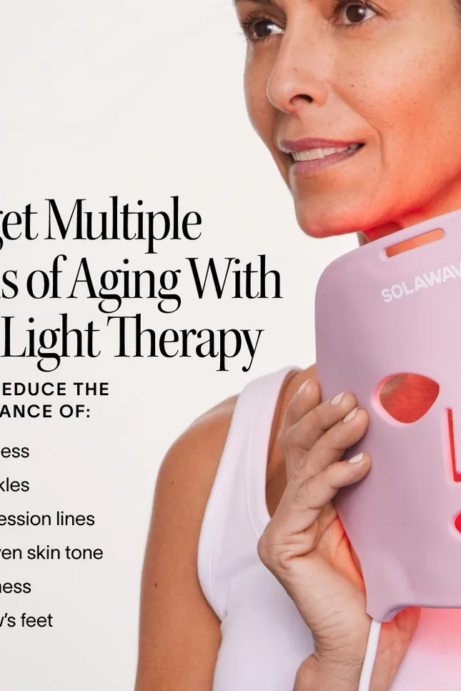 Solawave - Wrinkle Retreat Face Mask & LightBoost Serum Kit