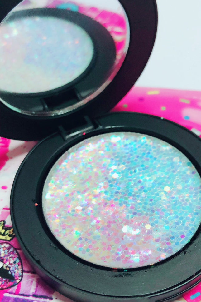 Inked Doll Cosmetics - *FAIRYTALE GODDESS* Iridescent Glitter Pressed Single!