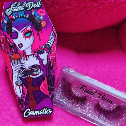 Inked Doll Cosmetics - "FATAL VOWS!" 3D DreamDoll Lashes *Coffin Case*