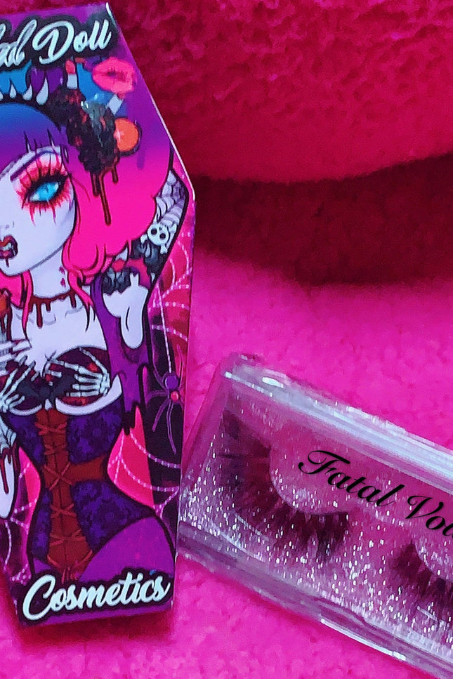 Inked Doll Cosmetics - "FATAL VOWS!" 3D DreamDoll Lashes *Coffin Case*