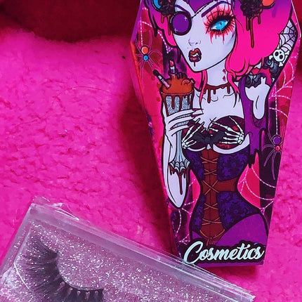 Inked Doll Cosmetics - "FATAL VOWS!" 3D DreamDoll Lashes *Coffin Case*