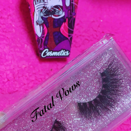 Inked Doll Cosmetics - "FATAL VOWS!" 3D DreamDoll Lashes *Coffin Case*