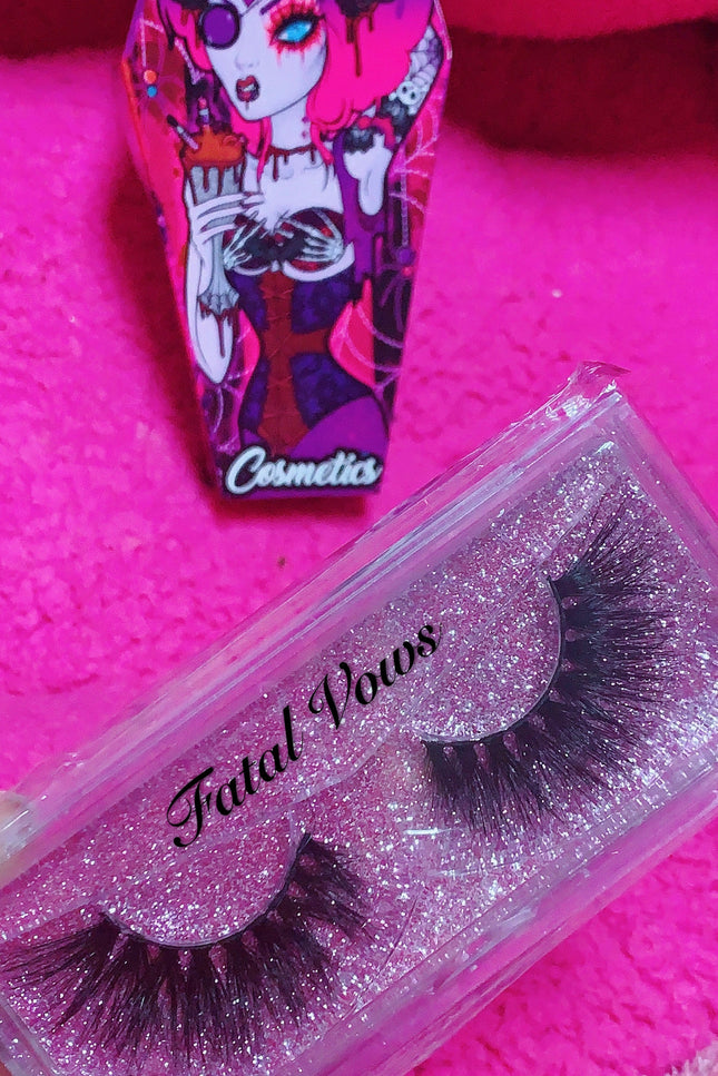 Inked Doll Cosmetics - "FATAL VOWS!" 3D DreamDoll Lashes *Coffin Case*