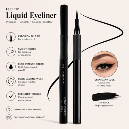 Sydoni - FELT TIP LIQUID EYELINER .025 FL. OZ.