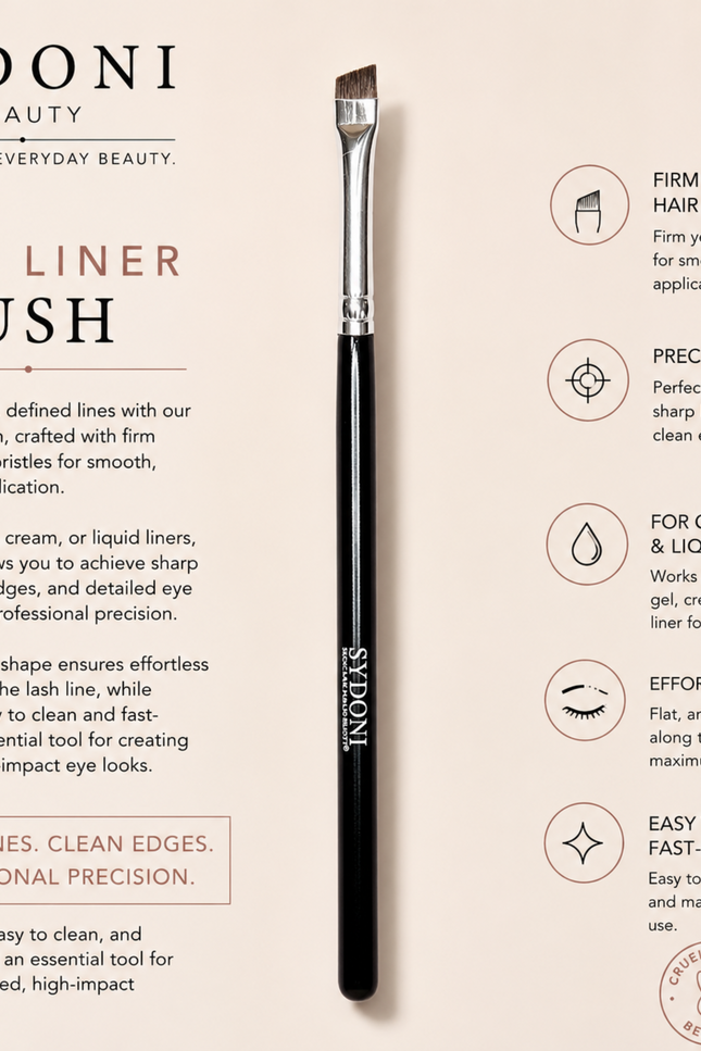 Sydoni - FLAT LINER BRUSH (SYNTHETIC HAIR)
