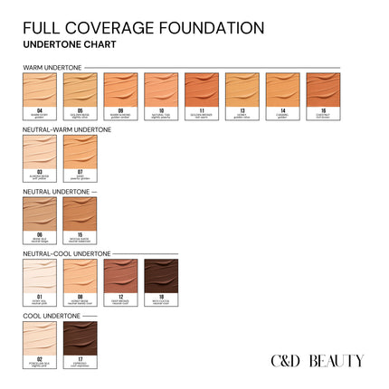 C & D Beauty - Mini Full Coverage Foundation