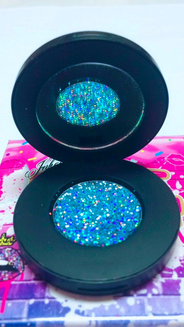 Inked Doll Cosmetics - *FROSTBITE !* Single Pressed Glitter Palette