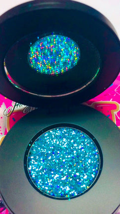 Inked Doll Cosmetics - *FROSTBITE !* Single Pressed Glitter Palette