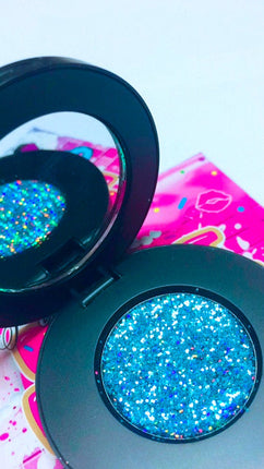 Inked Doll Cosmetics - *FROSTBITE !* Single Pressed Glitter Palette