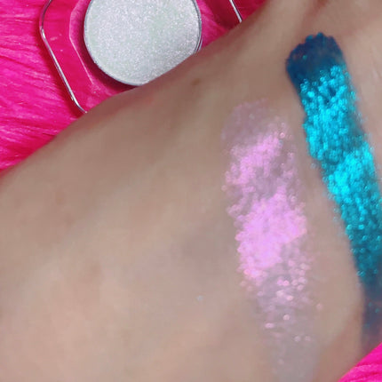 Inked Doll Cosmetics - FROSTED SUGAR Unicorn SKULL Pressed Duochrome