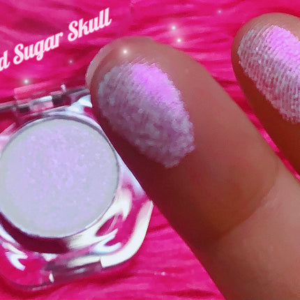 Inked Doll Cosmetics - FROSTED SUGAR Unicorn SKULL Pressed Duochrome