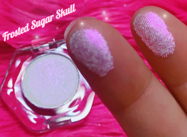 Inked Doll Cosmetics - FROSTED SUGAR Unicorn SKULL Pressed Duochrome
