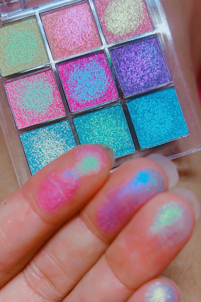 Inked Doll Cosmetics - “MALIBU BABE” 9 pc Duochrome Palette