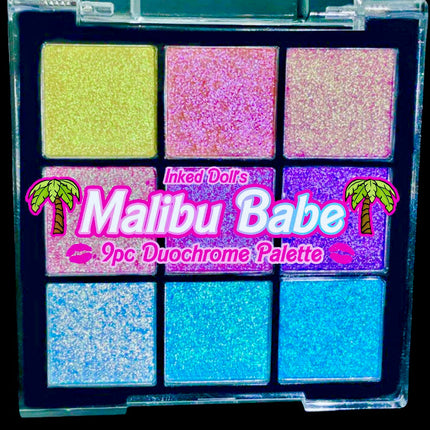 Inked Doll Cosmetics - “MALIBU BABE” 9 pc Duochrome Palette