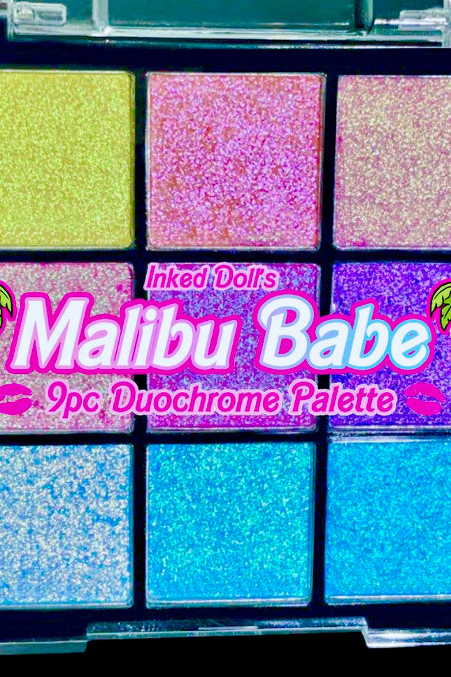 Inked Doll Cosmetics - “MALIBU BABE” 9 pc Duochrome Palette