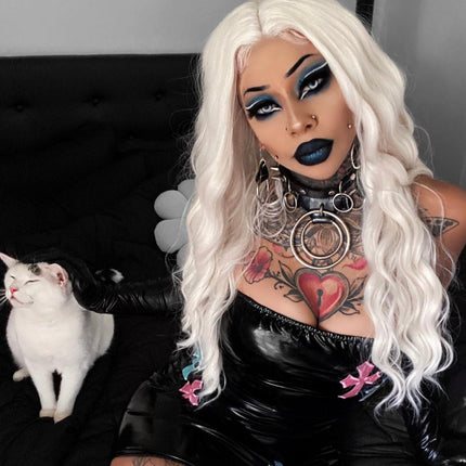 Inked Doll Cosmetics - (HUGE!) Monster Doll PURRSEPHONE & MEOWLODY *UV Neon Pastel* SPLIT LINER/FACE/BODY PAINT