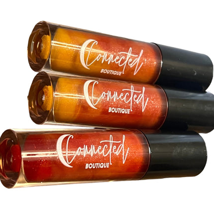 Connected Boutique - Fire - Strawberry‑Pineapple Color‑Changing Lip Stain – Long‑Wear Matte Tint