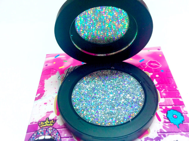 Inked Doll Cosmetics - "GLASS DOLLHOUSE!" Single Pressed Glitter Palette
