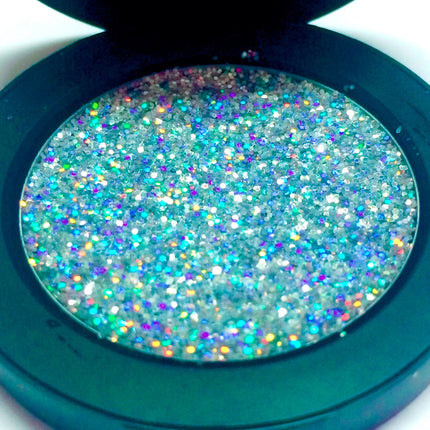 Inked Doll Cosmetics - "GLASS DOLLHOUSE!" Single Pressed Glitter Palette