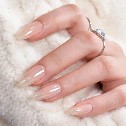 Nail Pop Studio - Mirror Glaze Almond Nails - Press On Nails | Long Lasting & Reusable