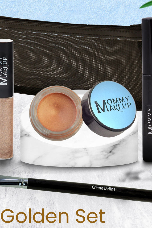 Mommy Makeup - Go Golden Set with Golden Apricot and Golden Girl