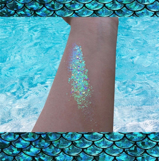 Inked Doll Cosmetics - GODDESS Mermaid Jelly (Face/Body/Hair) Glitter Gel