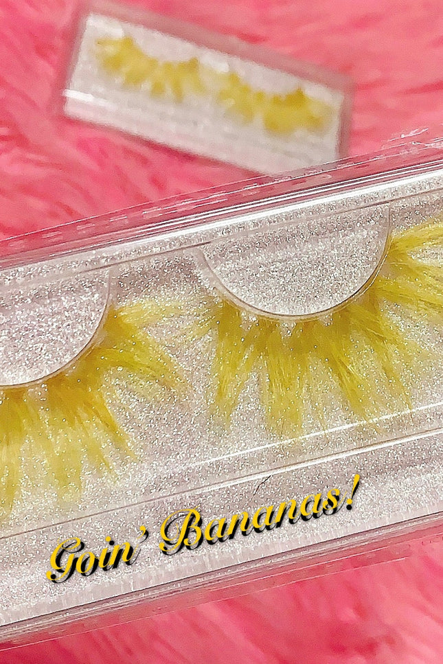 Inked Doll Cosmetics - *GOIN' BANANAS!* (Yellow) DreamDoll Color Lashes !
