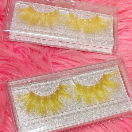 Inked Doll Cosmetics - *GOIN' BANANAS!* (Yellow) DreamDoll Color Lashes !