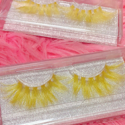 Inked Doll Cosmetics - *GOIN' BANANAS!* (Yellow) DreamDoll Color Lashes !