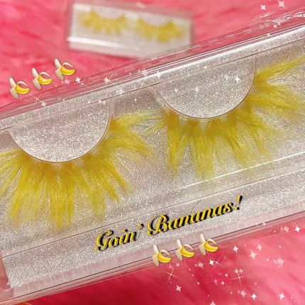 Inked Doll Cosmetics - *GOIN' BANANAS!* (Yellow) DreamDoll Color Lashes !