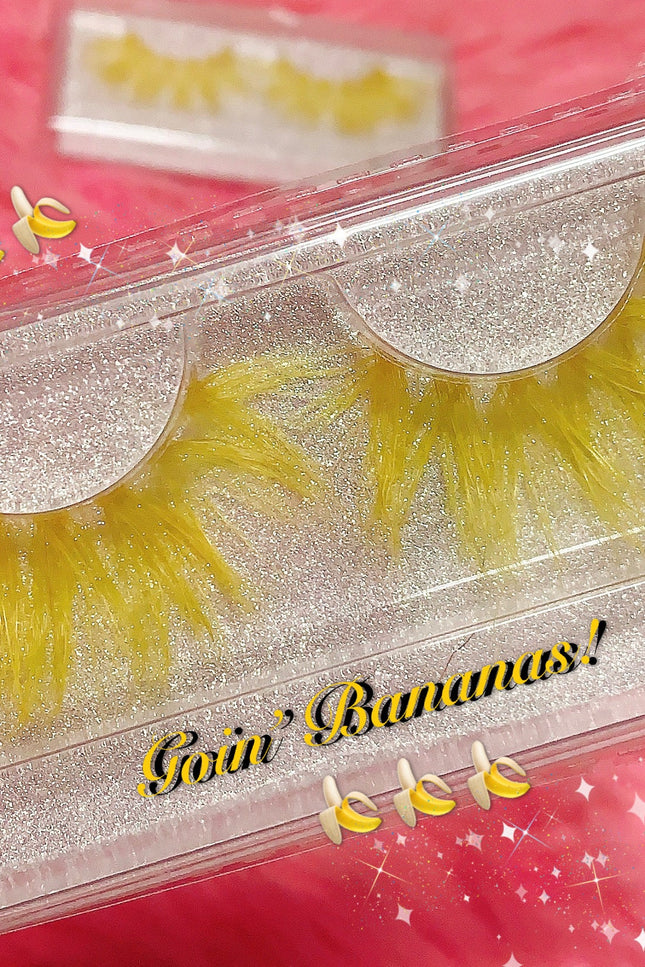 Inked Doll Cosmetics - *GOIN' BANANAS!* (Yellow) DreamDoll Color Lashes !