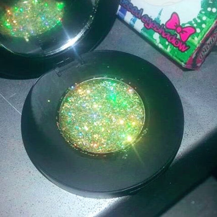 Inked Doll Cosmetics - ELECTRIC LIME! *UV* Chunky Iridescent Glamdoll Glitter