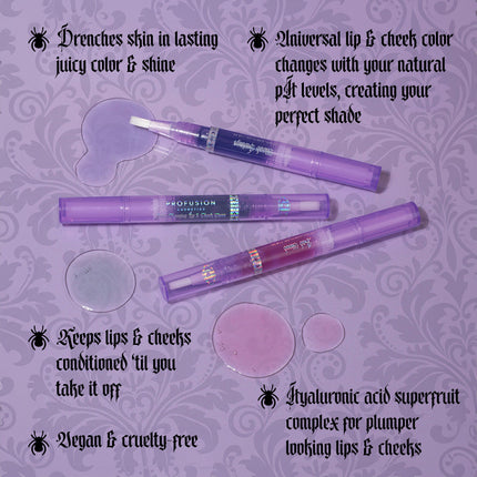 Profusion Cosmetics - Mood Gloss-Color Changing Lip& Cheek Gloss