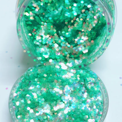 Inked Doll Cosmetics - Electric Lily Chunky Iridescent Glamdoll Glitter
