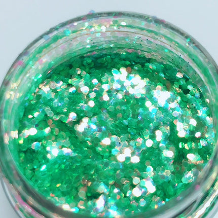 Inked Doll Cosmetics - Electric Lily Chunky Iridescent Glamdoll Glitter