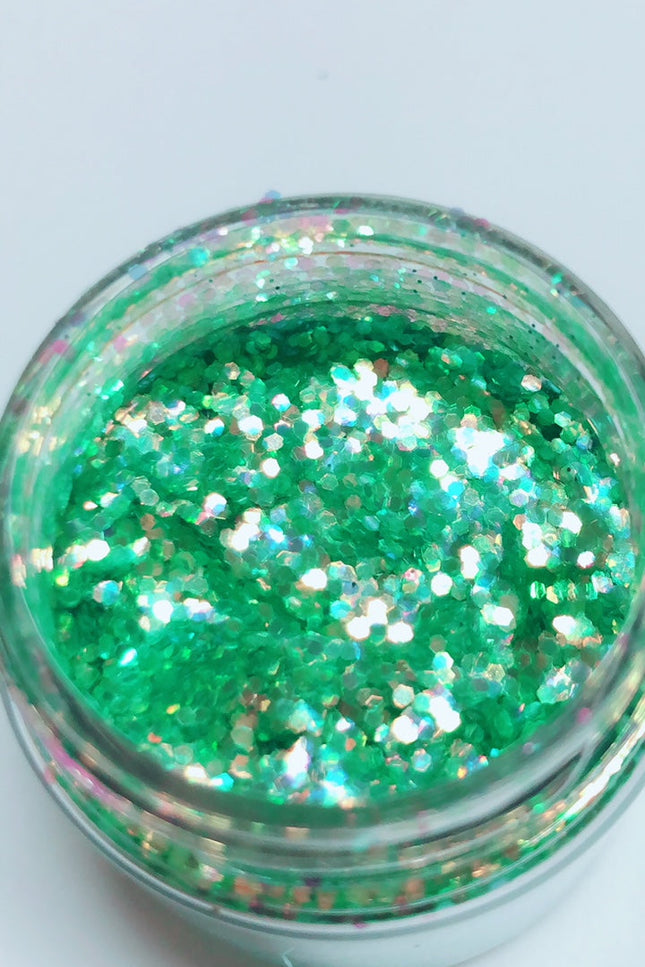 Inked Doll Cosmetics - Electric Lily Chunky Iridescent Glamdoll Glitter
