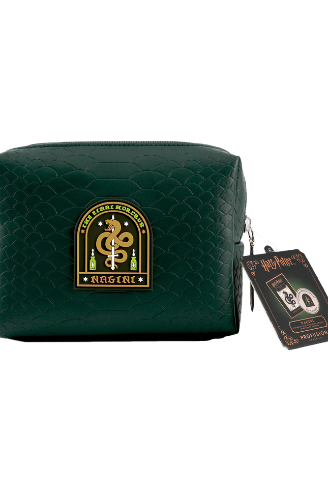 Profusion Cosmetics - HP Dark Arts | Nagini Cosmetic Bag with Face Gems & Temporary Tattoo