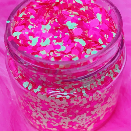 Inked Doll Cosmetics - "HARDSTYLE" *UV/BlackLight* FESTIVAL FUNFETTI