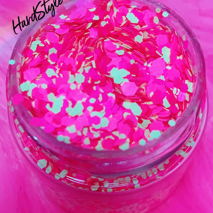 Inked Doll Cosmetics - "HARDSTYLE" *UV/BlackLight* FESTIVAL FUNFETTI