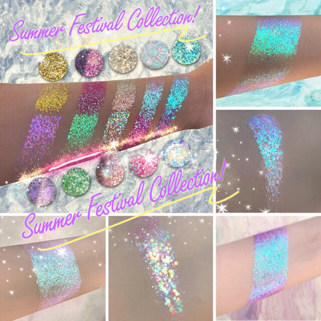 Inked Doll Cosmetics - PINK DIAMOND *LMT EDT* Summer Festival Pressed Glitter