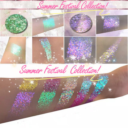 Inked Doll Cosmetics - ICE PRINCESS *LMT EDT* Summer Festival Pressed Glitter