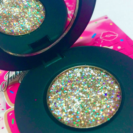 Inked Doll Cosmetics - "HOLLYWOOD!" Single Pressed Glitter Palette