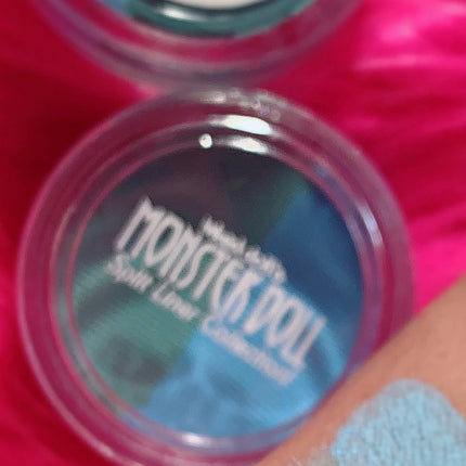 Inked Doll Cosmetics - (HUGE!) Monster Doll HONEY SWAMP *UV NEON PASTEL* Split Liner/Face/Body Paint